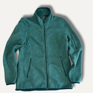 L.L.Bean Full-Zip Fleece Jacket – Teal – Women’s S (petite)